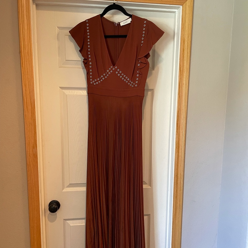 Rust formal A.L.C Dress